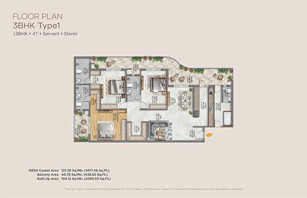 Meridian Heights floor plan